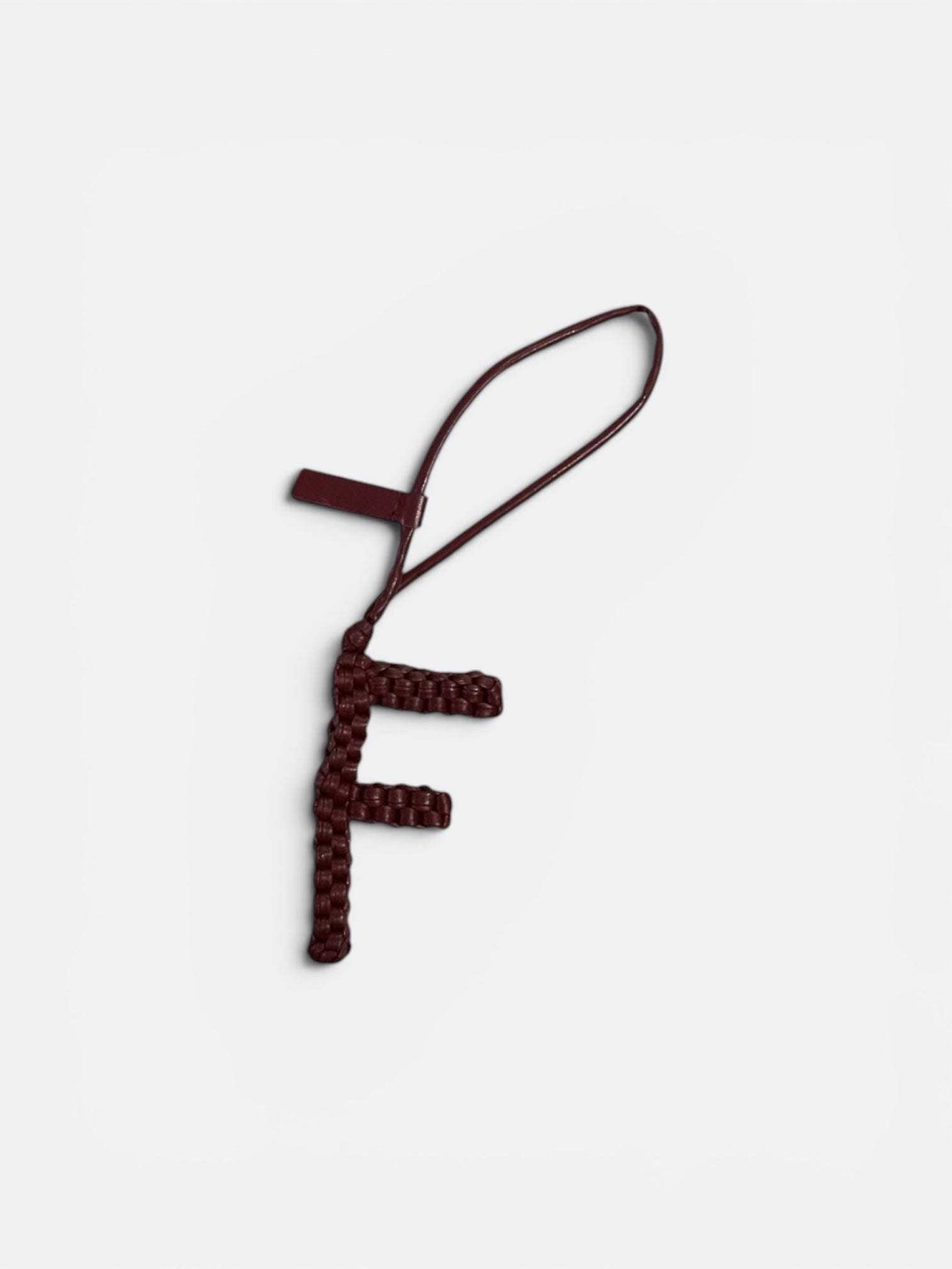 Initial Charm — Woven Leather