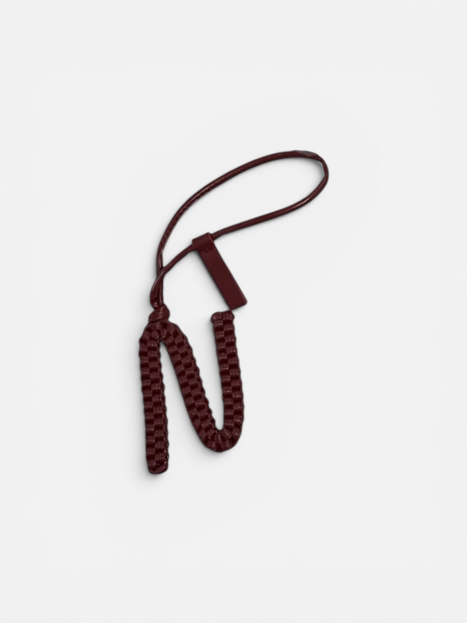 Initial Charm — Woven Leather