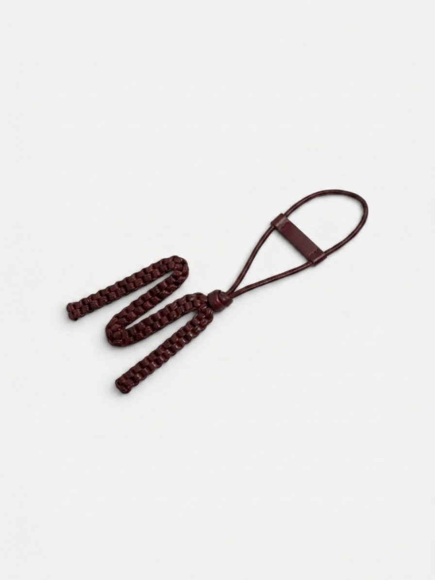 Initial Charm — Woven Leather