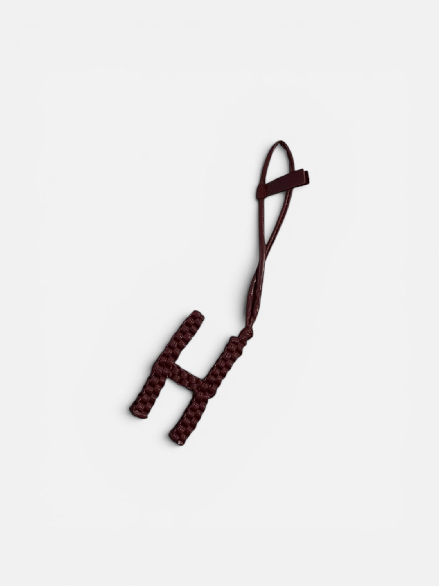 Initial Charm — Woven Leather