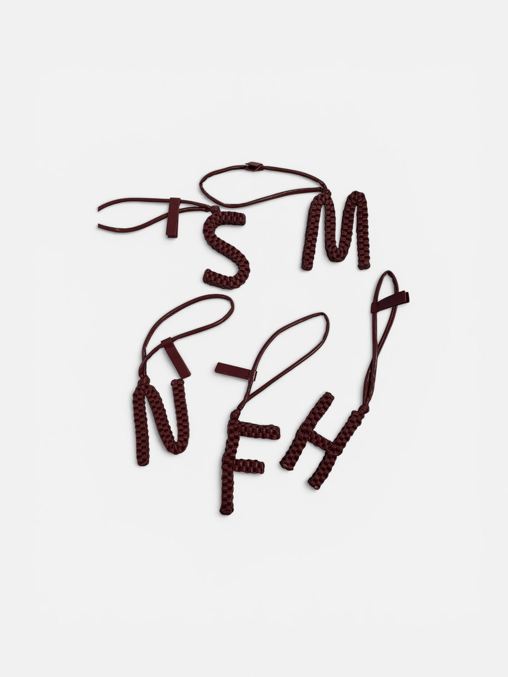 Initial Charm — Woven Leather
