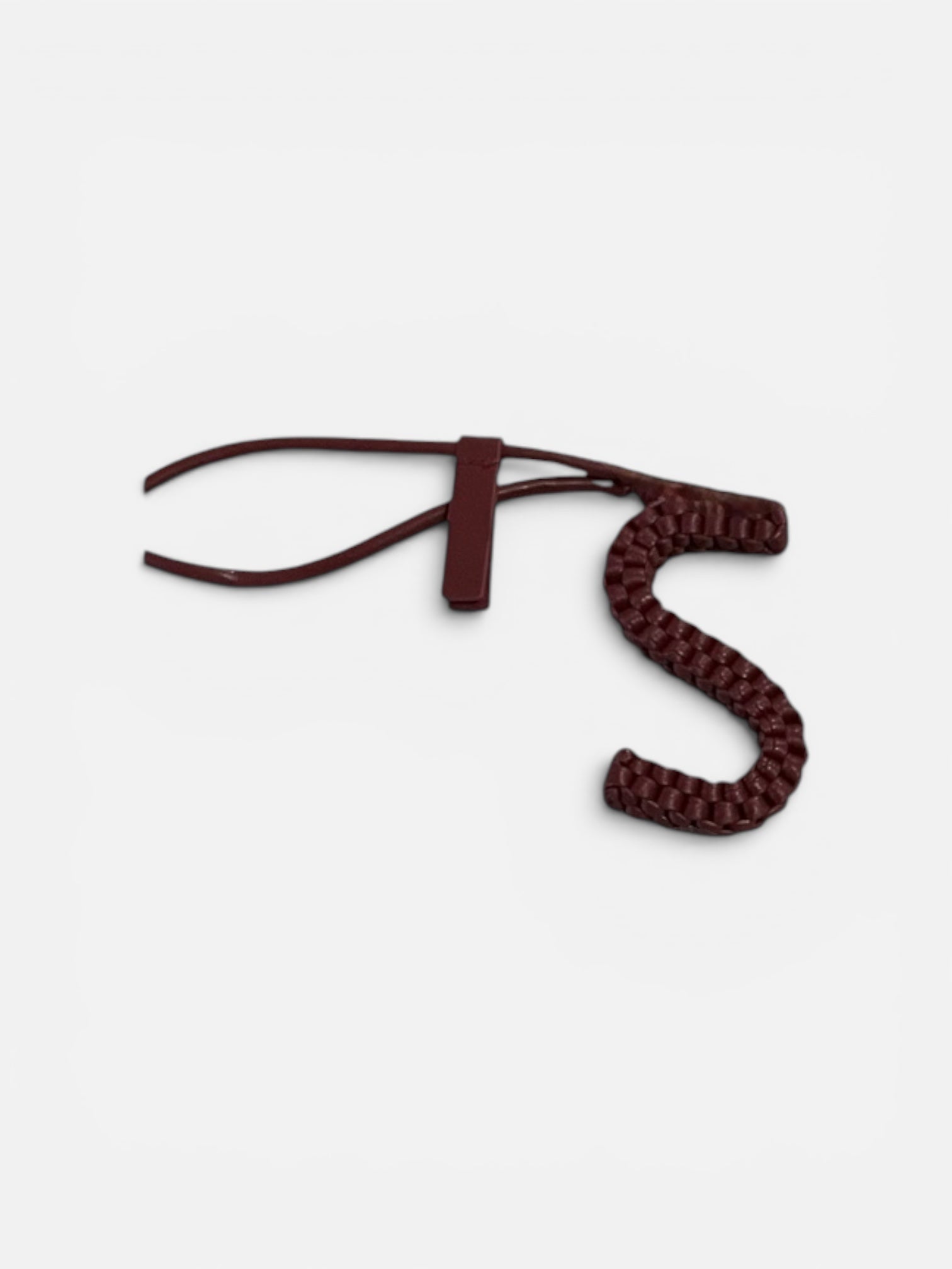 Initial Charm — Woven Leather